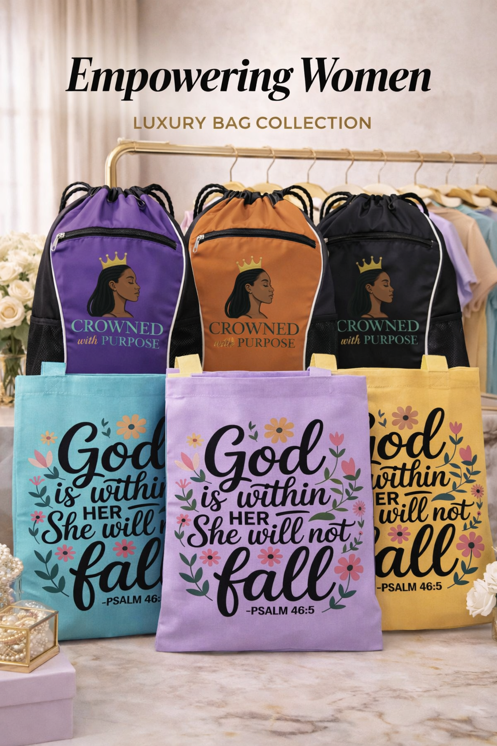 Empowering Women Tote Bag Collection