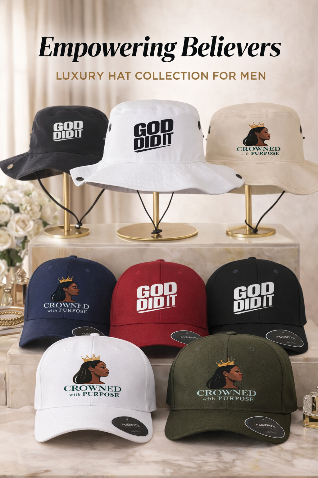 Empowering Believers Hat Collection for Men and Women