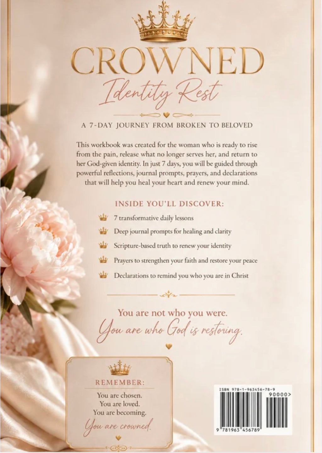 👑 CROWNED Identity Reset Digital Workbook